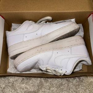 Nike White Low-Top Sneakers